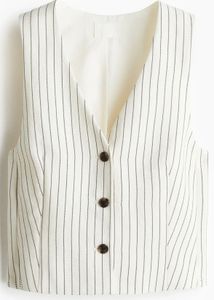 Pinstripe Button-Up Vest