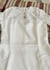 Savana Elegant White Lace Dress