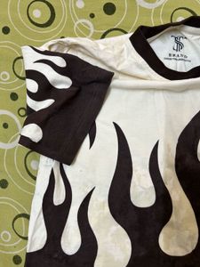 Flame Print T-Shirt