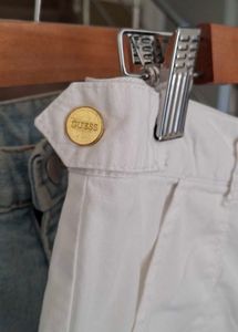 GUESS white shorts