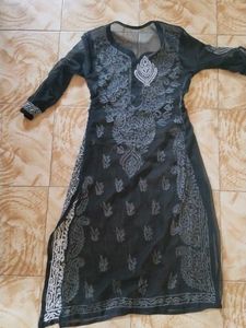Pretty Black Kurta