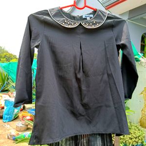 Girls Black Top 🖤 9-10Y