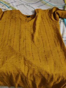 Beautiful Yellow Kurta Set with Dupatta