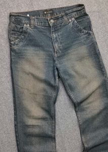 Men's Distressed Flare Jeans