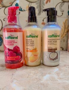 Caffeine Body Wash 4 flavour