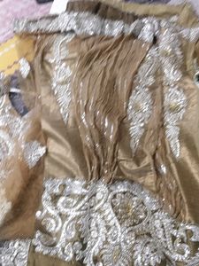 Embroidered Gold &amp; Silver Party Top