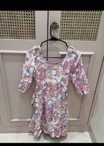 Boho Paisley Print Wrap Dress