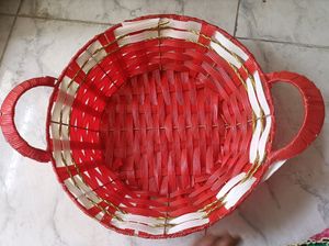 Hand Made Basket Fir Fruits Storage