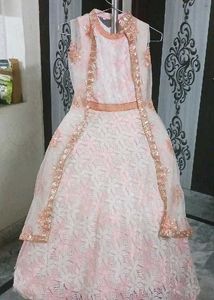 *BUY 1 GET One * Girls Flared Long Dres