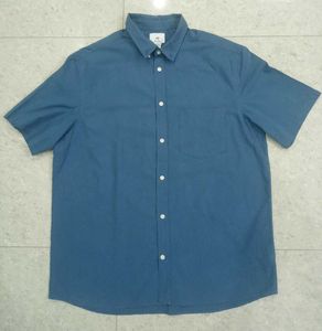 (H&amp;M) orignal Men's Blue Short Sleeve shirt