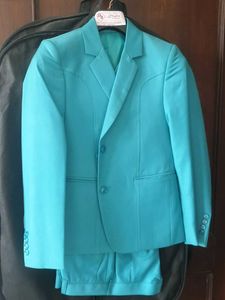 brand new👌👔😻🎩😊📦📣Vibrant Teal Suit Set