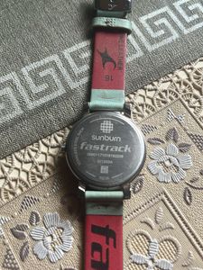 Stylish Mint Green Leather Watch
