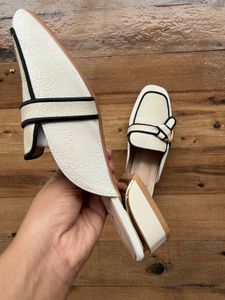 Ket Importa White Contrast Mules