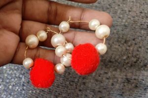 Pom Pom Earrings
