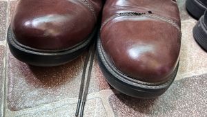 Men's Brown Leather Oxford Shoes formal