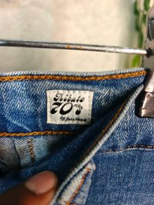 ZARA Flared Blue Denim Jeans