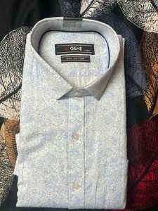 Men's Gene 100% Cotton Floral Print Shirt