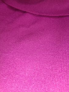 Warm Sweater With Neck Detailing