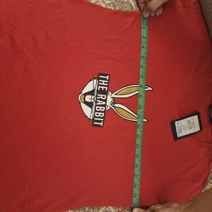 Red 'The Rabbit' Graphic Tee