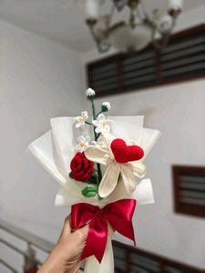 Crocheted Flower Bouquet