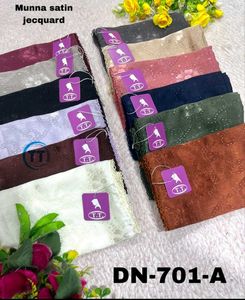 Elegant multi colour Embroidered Satin Dupatta