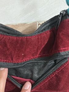 Embroidered Peacock Sling Bag