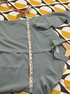 Classic Grey Button-Up Shirt