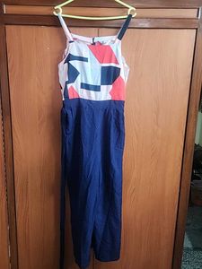 Strapped Back Zip Jumpsuit