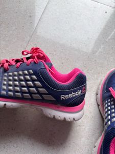 Reebok Navy Pink Running Shoes
