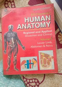 BD Chaurasia's Human Anatomy Vol 1,2 amd 3