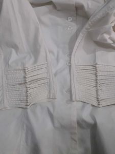 Elegant White Button-Up Shirt