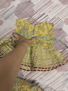 Girls Ethnic Set -9 To 18 Months Boutique Made