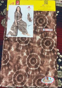 Stylish Printed Unstitched Cotton Suit Set