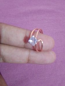 new rose gold plated ring