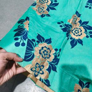 blue lehnga choli dupatta