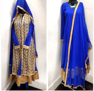 Very Beautiful Blue Suit Set For Women's