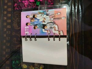 BTS A6 Clear 6-Ring Binder Journal / Photocard Dia