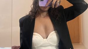 Zara satin corset body suit