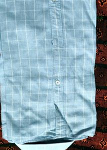 Light Blue Checked Formal Shirt