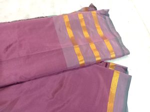 New Saree With Big Border