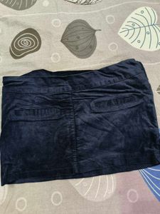 Mini Velvet Skort