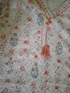 Beautiful Floral Print Kurta with dupatta