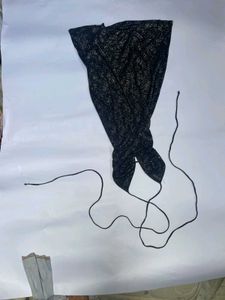 Sparkly Black Halter Neck Dress