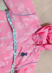 Lil Bear Pink Print Jacket