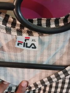Fila Checked T shirt