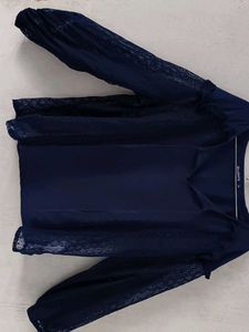 Navy Blue DressBerry Top