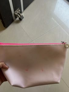 Cute Pink Tulip Garden Pouch