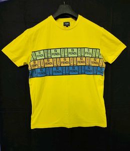 Fendi Roma Italy Yellow T-Shirt