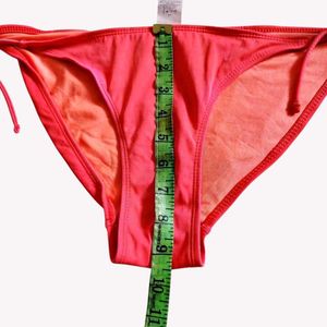 Coral Tie-Side Bikini Bottoms OP
