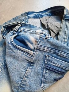 Acid Wash Denim Jeans